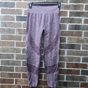 Victoria’s Secret Sport  Purple Marl Leggings Size L High Rise Athletic